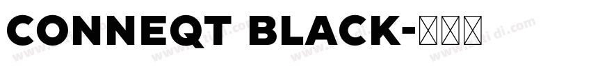 conneqt Black字体转换